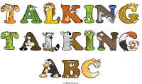 Talking Talking Abc animal word art