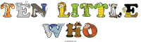 ten-little-who animal word art