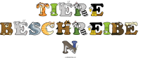 Tiere Beschreibe N animal word art