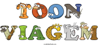 toon-viagem animal word art