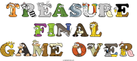 treasure-final-game-over animal word art