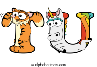 tu animal word art
