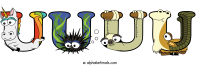 uuuu animal word art