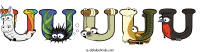 uuuuu animal word art