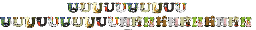 Uuuuuuuuuu Uuuuuuuuuuhhhhhhhhhhh animal word art spelling Uuuuuuuuuu Uuuuuuuuuuhhhhhhhhhhh with Alphabetimals - cartoon alphabet animals