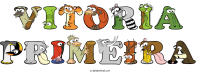 vitoria-primeira animal word art