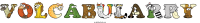 volcabularry animal word art