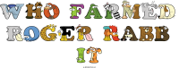 who-farmed-roger-rabb-it animal word art