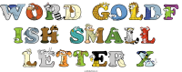 word-goldf-ish-small--letter-x animal word art