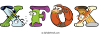 Xfox animal word art