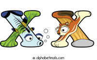 xx animal word art