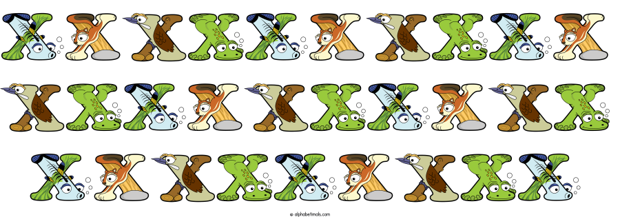 Xxxxxxxxxx Xxxxxxxxxx Xxxxxxxxx animal word art spelling Xxxxxxxxxx Xxxxxxxxxx Xxxxxxxxx with Alphabetimals - cartoon alphabet animals
