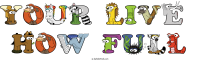 your-live--how-full animal word art