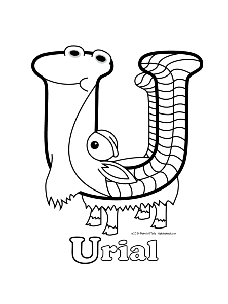 Free urial coloring page