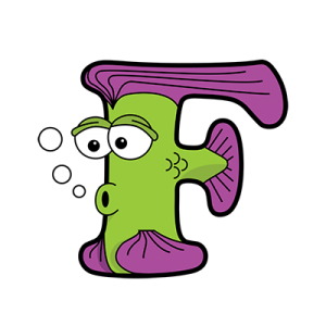 Cartoon Fish | Alphabetimals.com