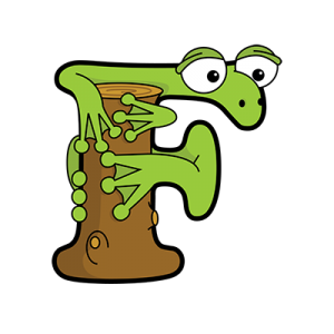 Cartoon Frog | Alphabetimals.com