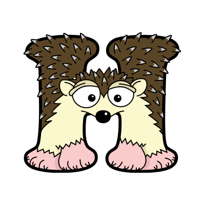 Hedgehog | Alphabetimals.com