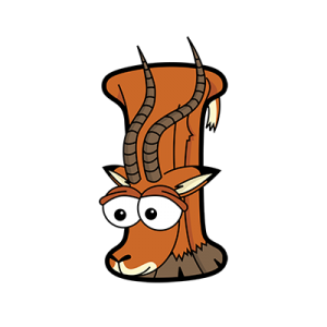 Cartoon Impala | Alphabetimals.com