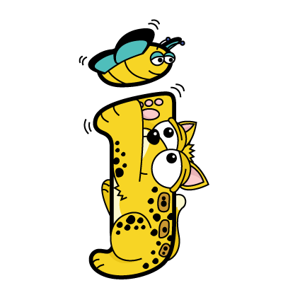 Cartoon Baby Jaguar | Alphabetimals.com