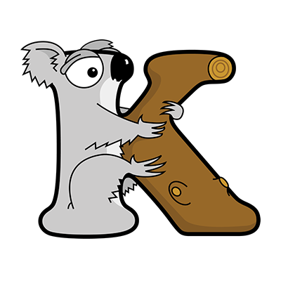 Cartoon Koala | Alphabetimals.com