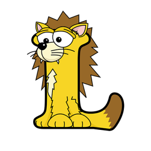 Cartoon Lion | Alphabetimals.com