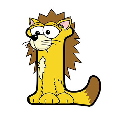 Cartoon Lion | Alphabetimals.com