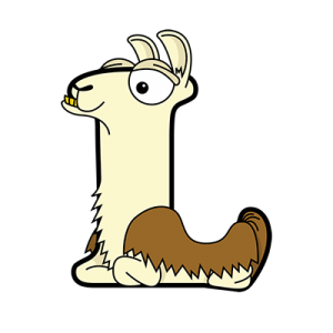 Cartoon Llama | Alphabetimals.com
