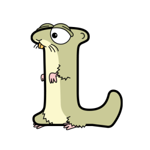 Cartoon Lemming | Alphabetimals.com