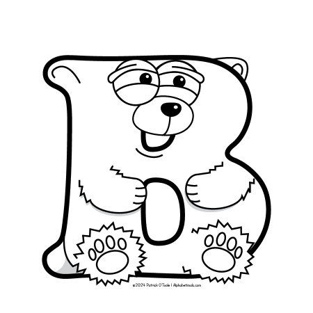 Letter B Coloring