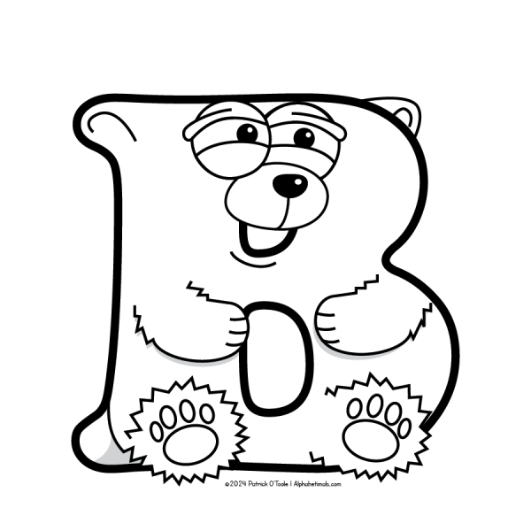 Free Coloring Pages | Alphabetimals