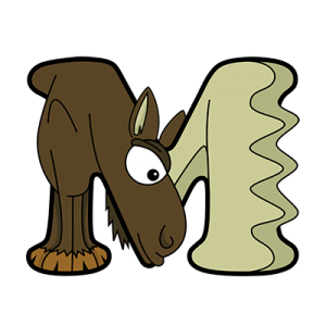 Cartoon Moose | Alphabetimals.com