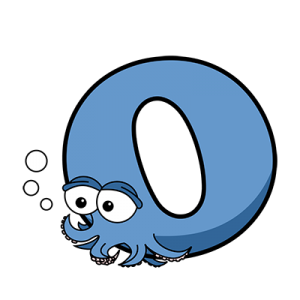 Cartoon Octopus | Alphabetimals.com