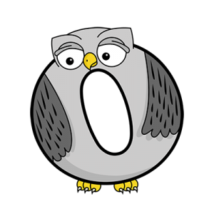 Cartoon Owl | Alphabetimals.com
