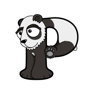 Cartoon Panda | Alphabetimals.com