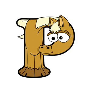 Cartoon Pony | Alphabetimals.com