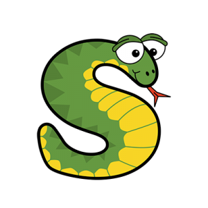 Cartoon Snake | Alphabetimals.com