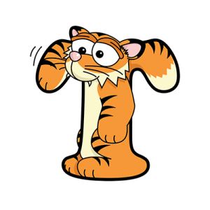 Cartoon Tiger | Alphabetimals.com