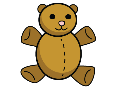 Cartoon teddy bear